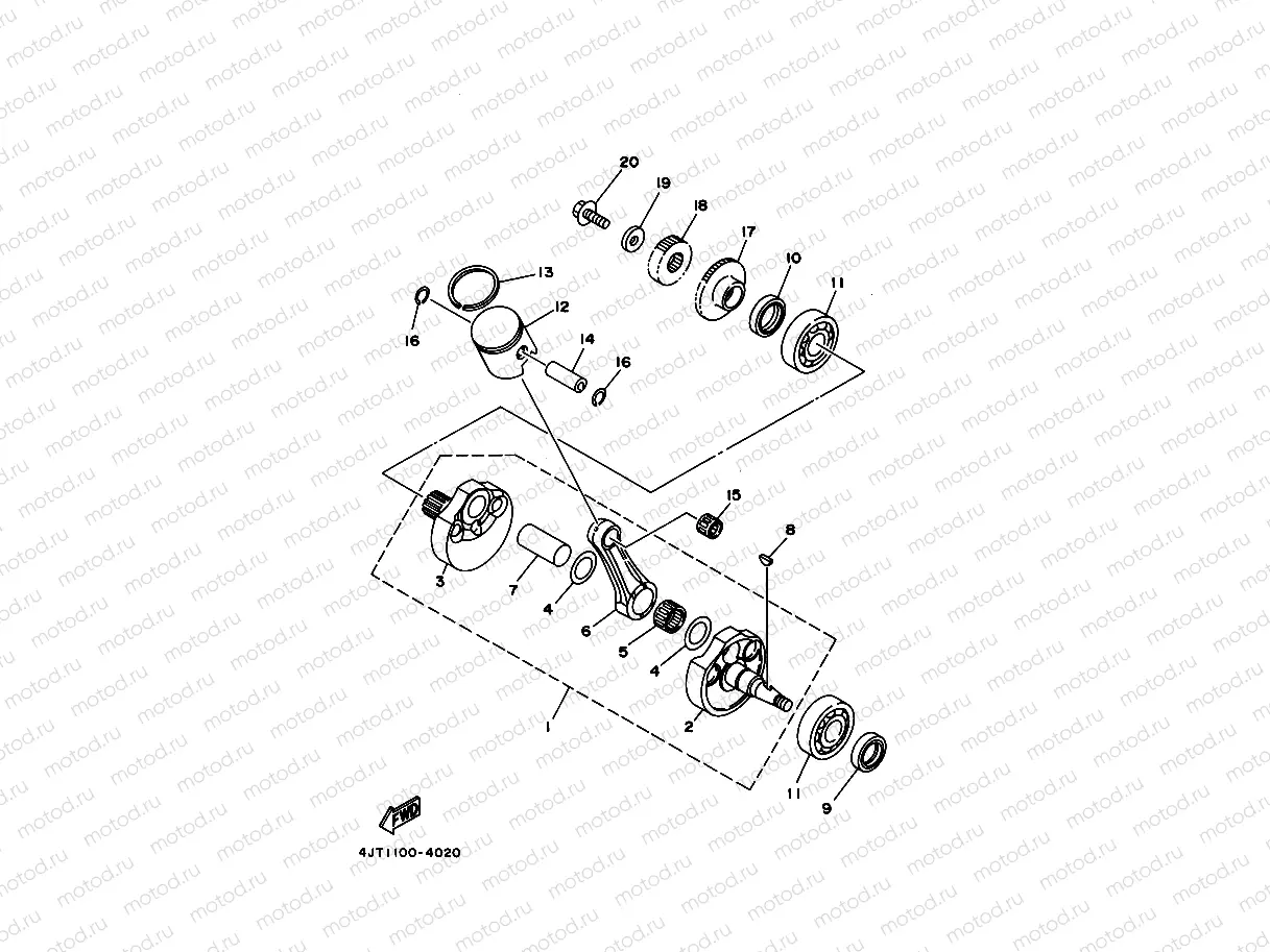 CRANKSHAFT & PISTON