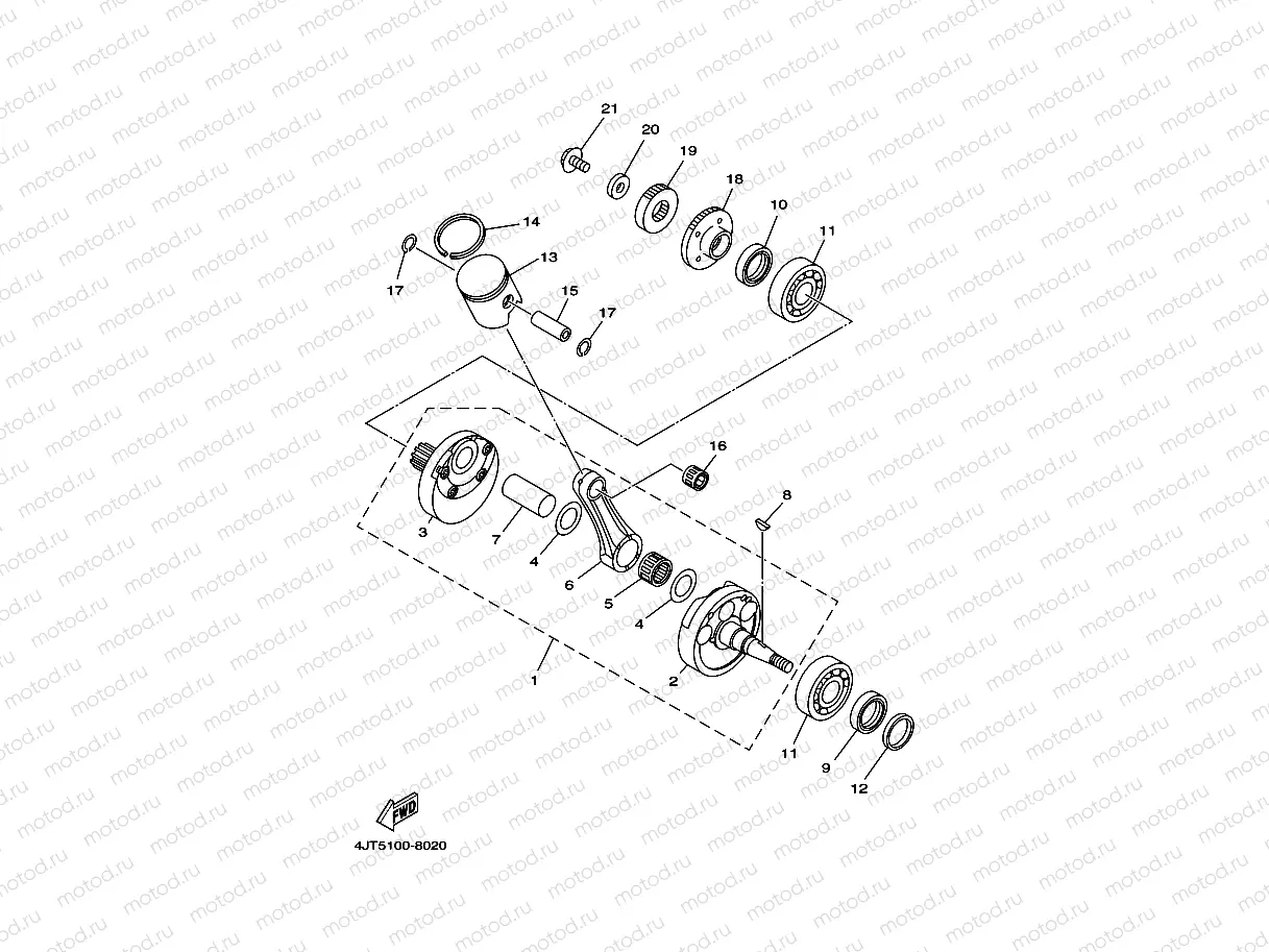CRANKSHAFT & PISTON