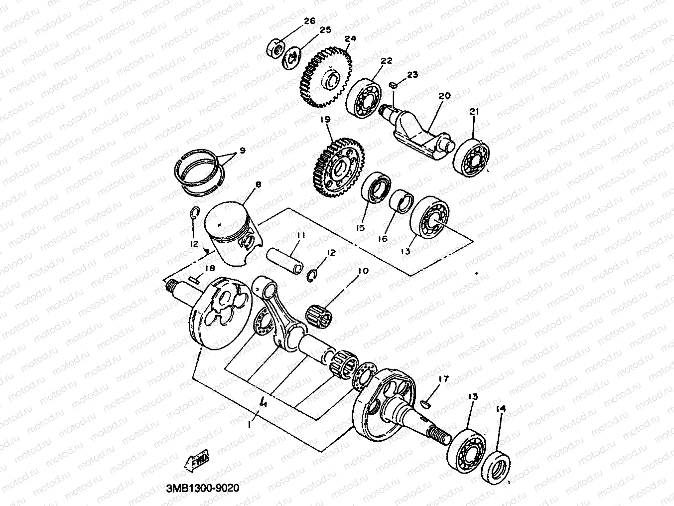 CRANKSHAFT & PISTON
