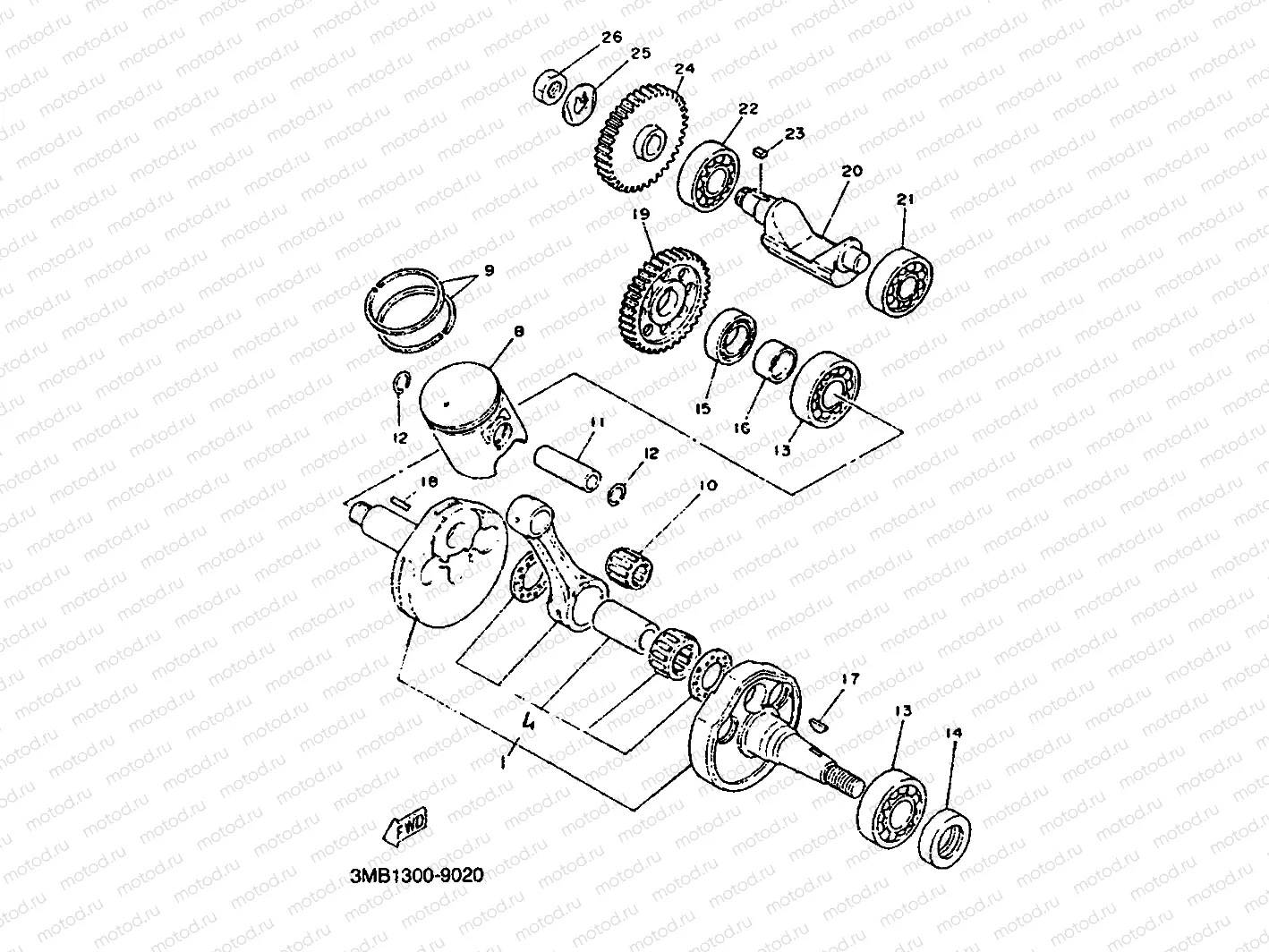 CRANKSHAFT & PISTON