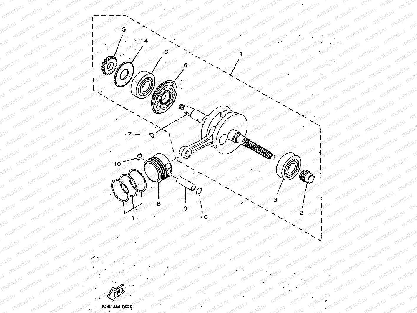 CRANKSHAFT & PISTON