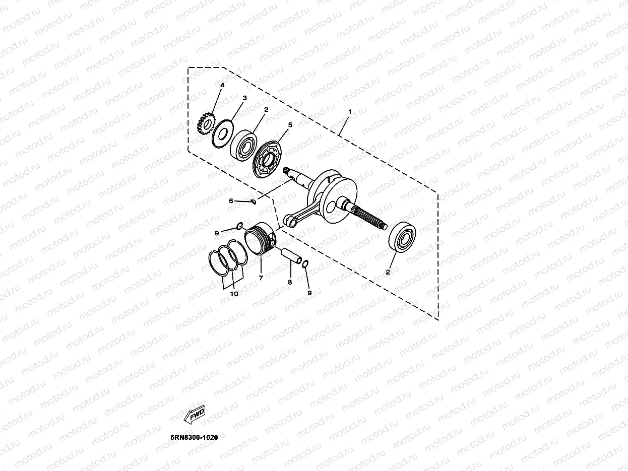 CRANKSHAFT & PISTON