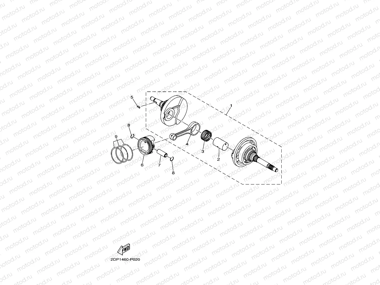 CRANKSHAFT & PISTON