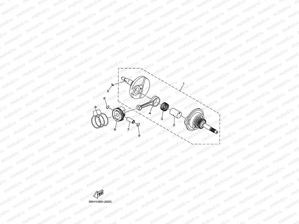 CRANKSHAFT & PISTON