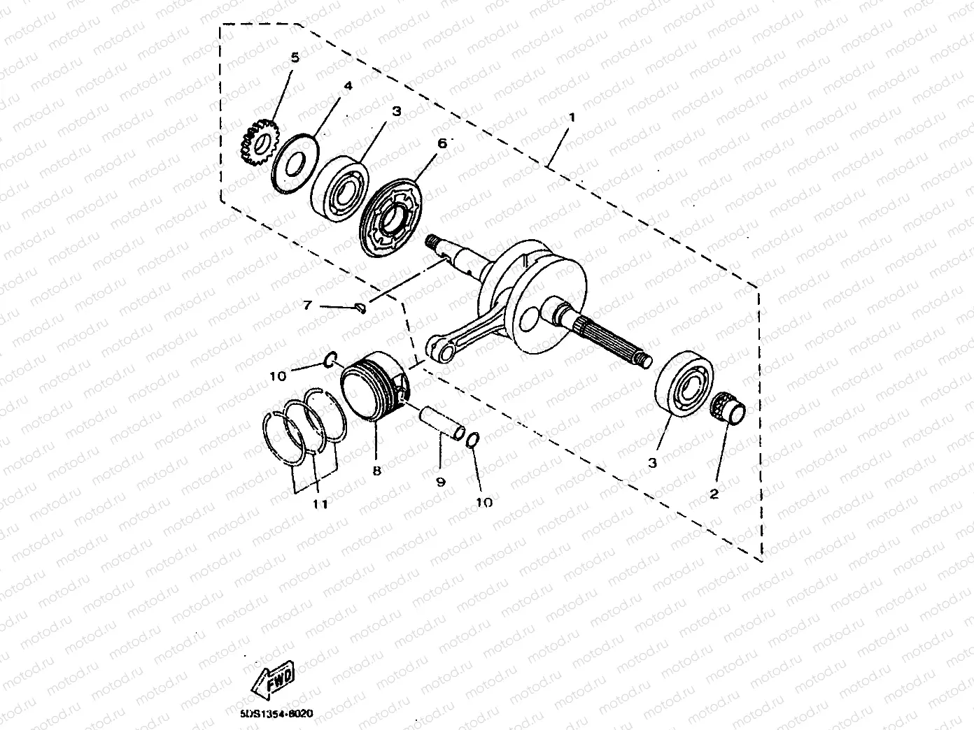 CRANKSHAFT & PISTON