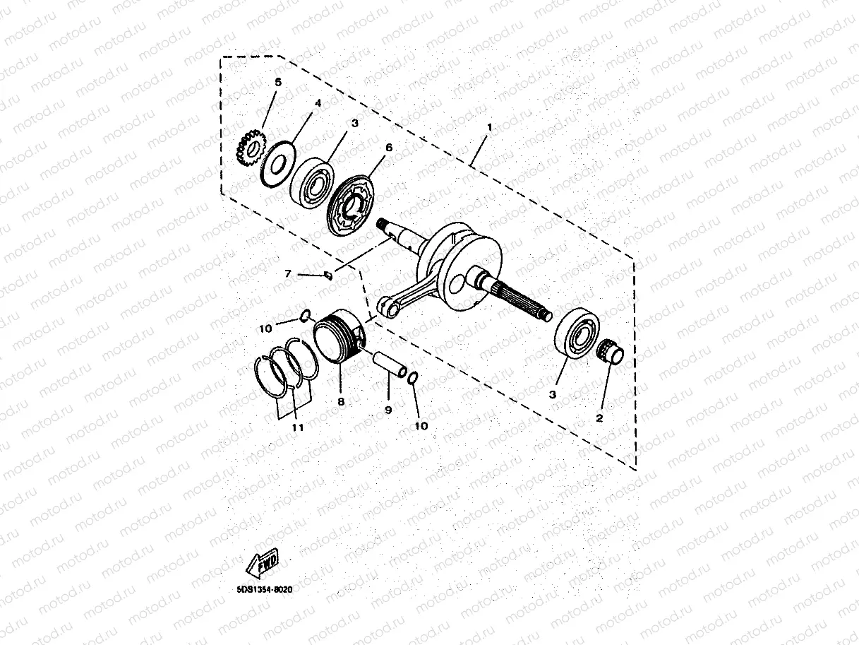CRANKSHAFT & PISTON