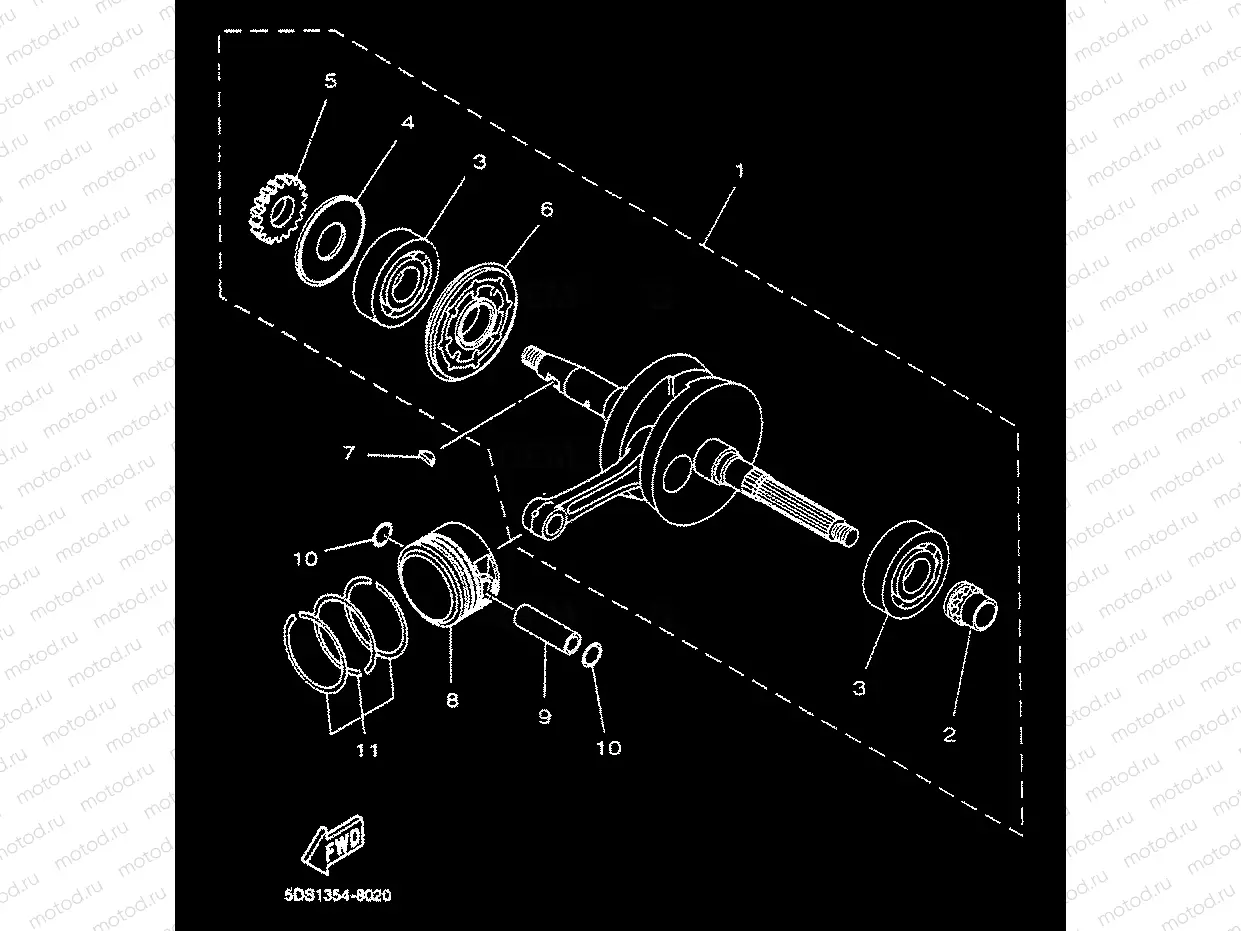 CRANKSHAFT & PISTON