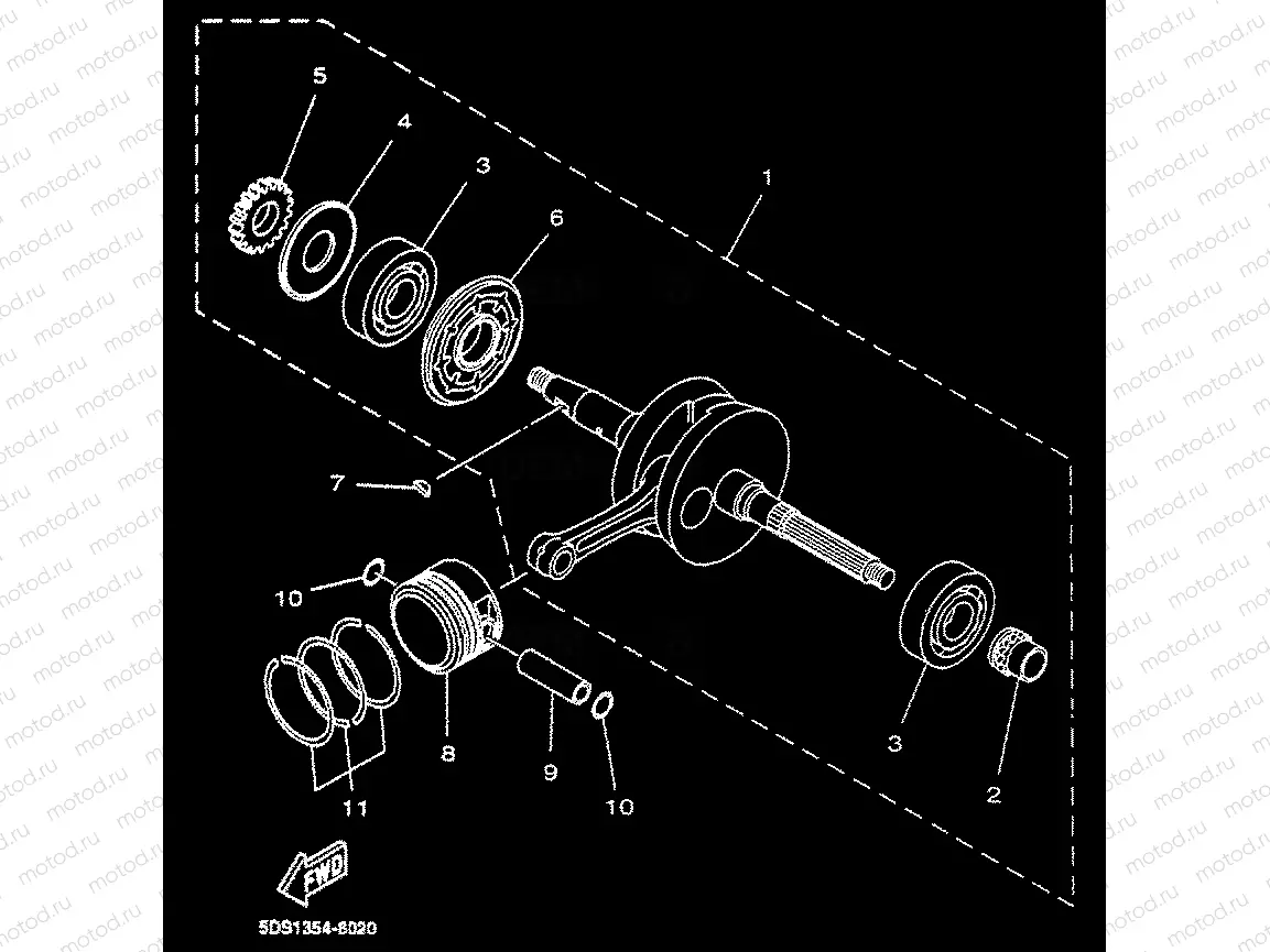 CRANKSHAFT & PISTON