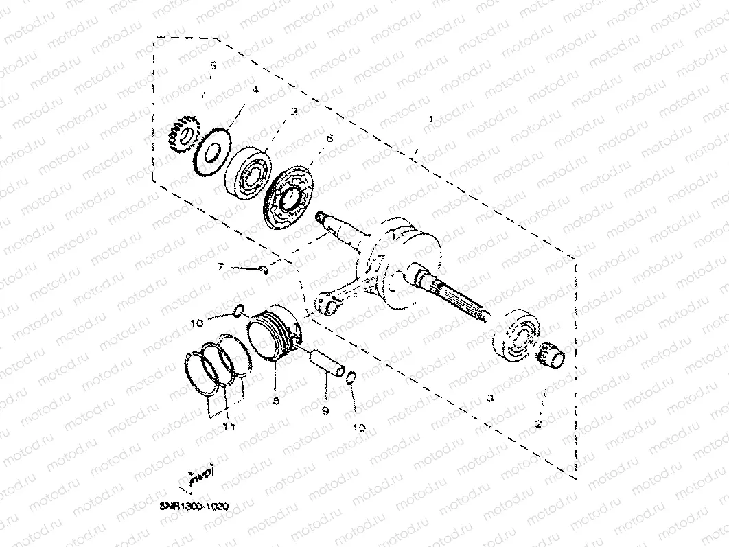 CRANKSHAFT & PISTON