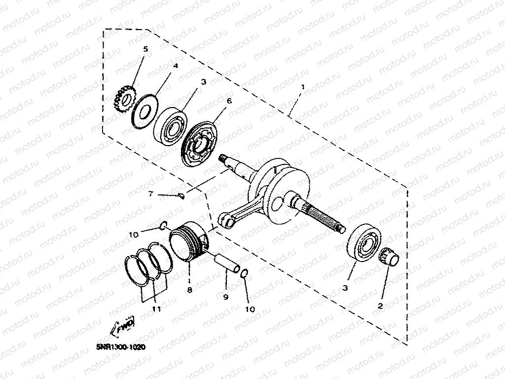 CRANKSHAFT & PISTON