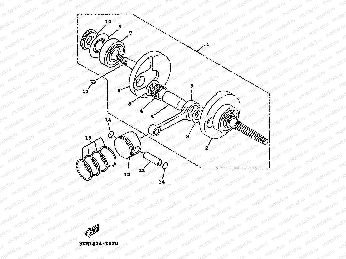 CRANKSHAFT & PISTON