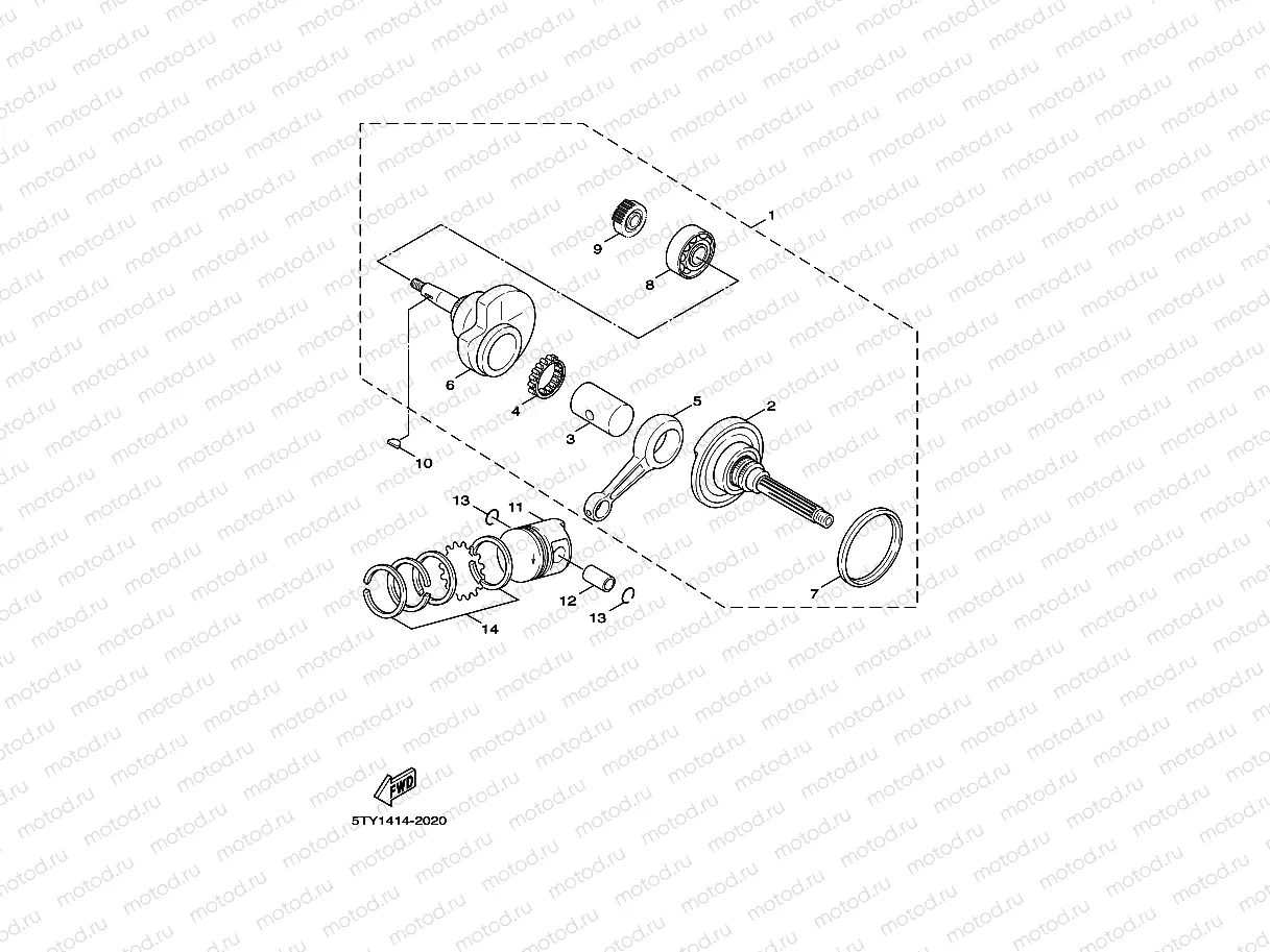 CRANKSHAFT & PISTON