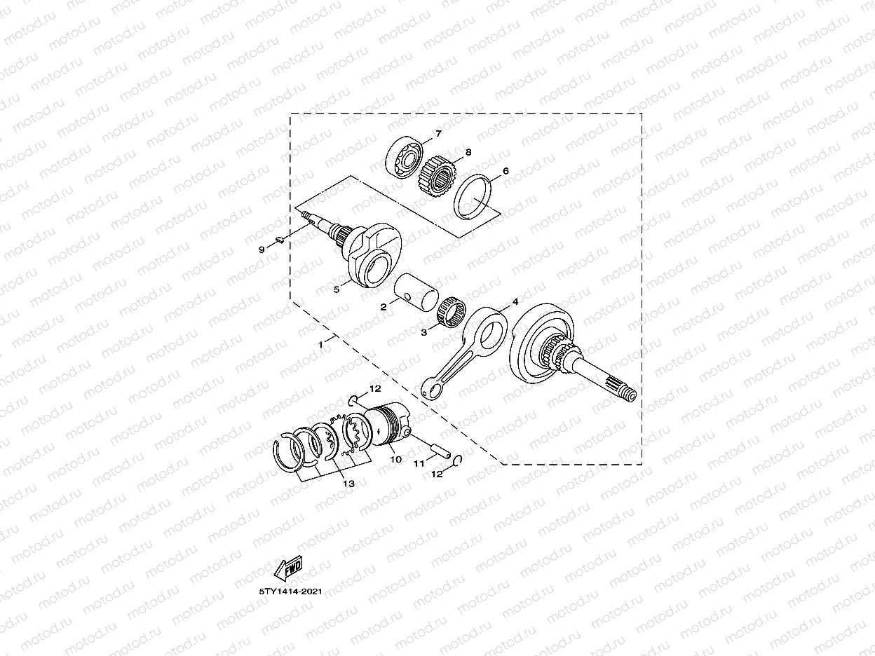 CRANKSHAFT & PISTON