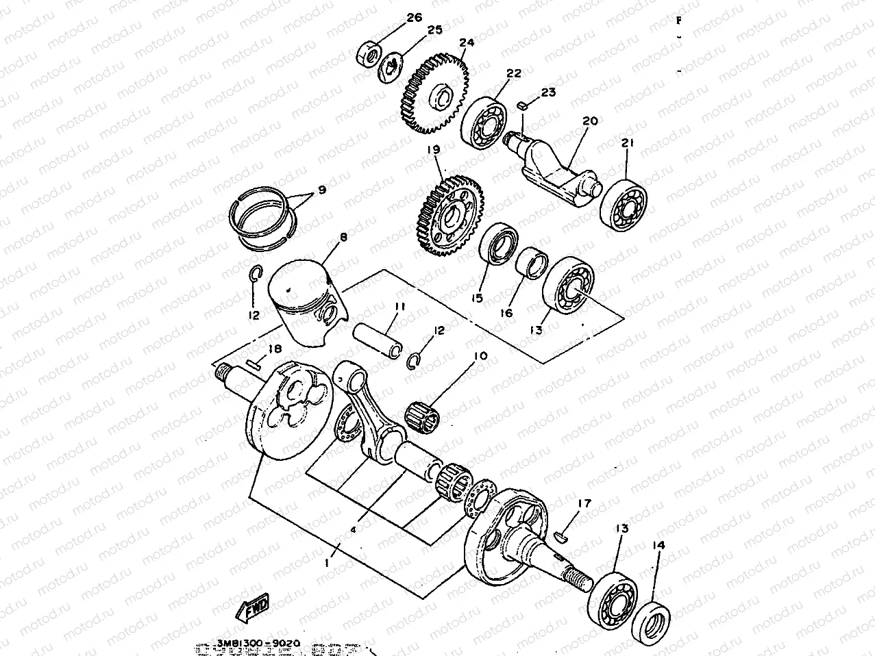 CRANKSHAFT & PISTON