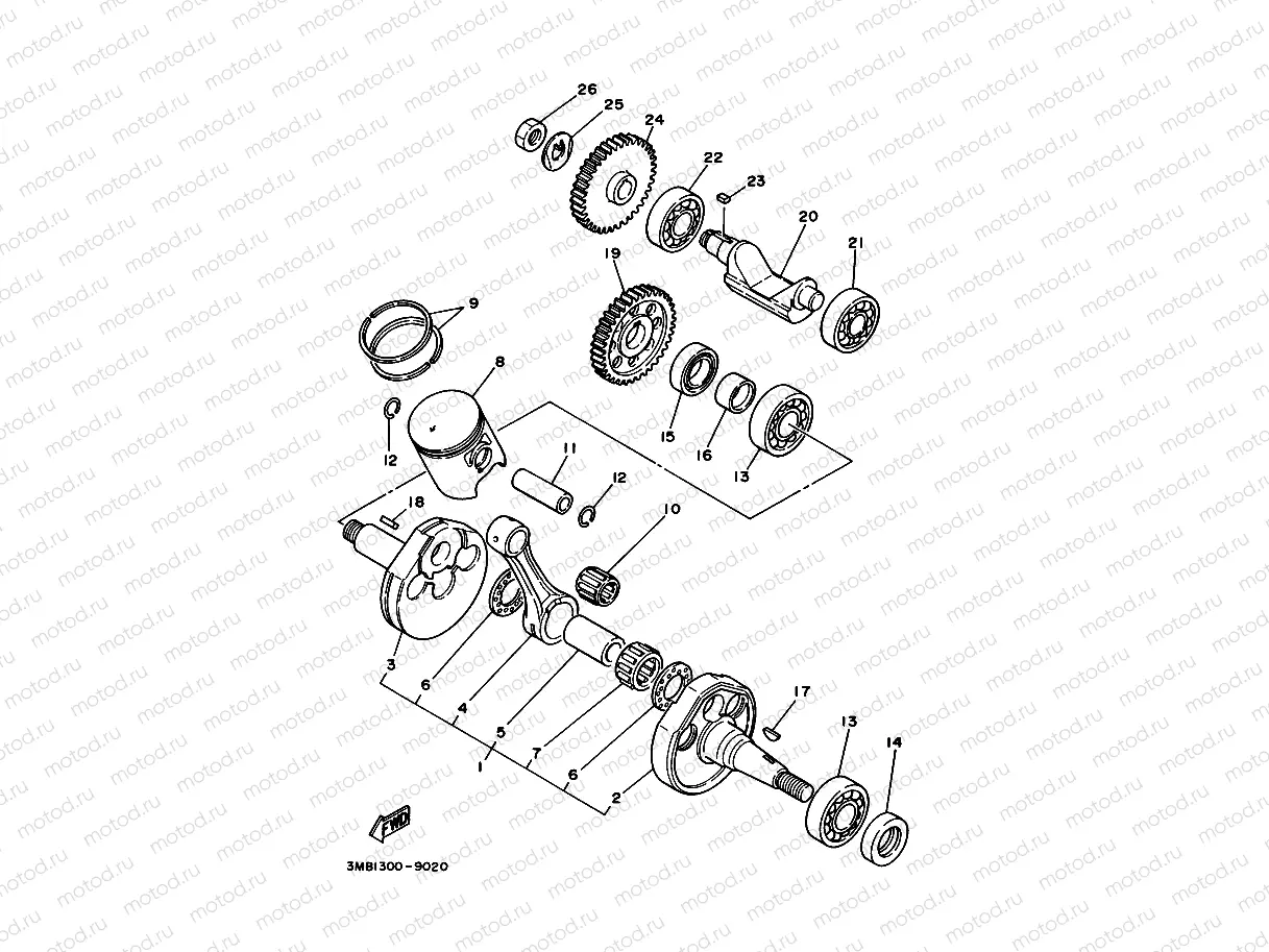 CRANKSHAFT & PISTON