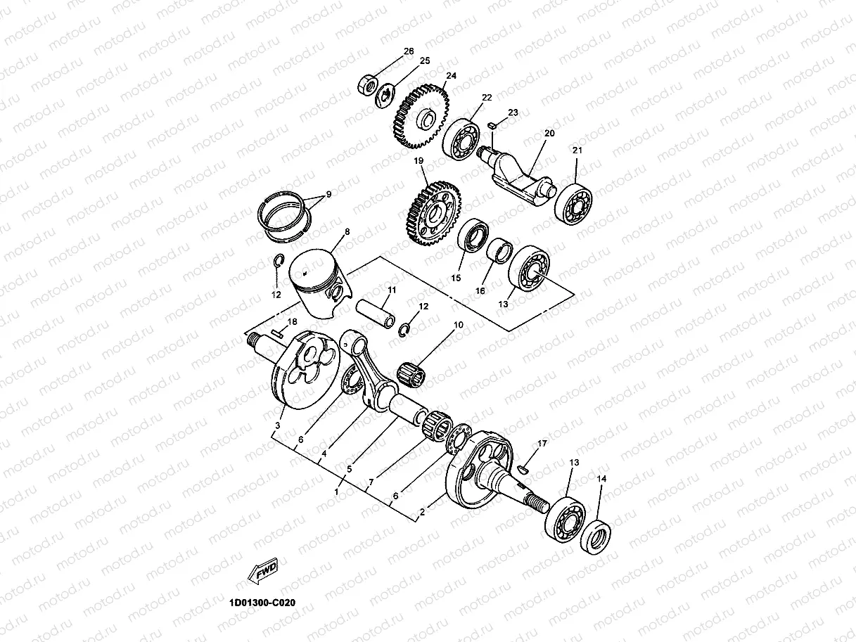 CRANKSHAFT & PISTON