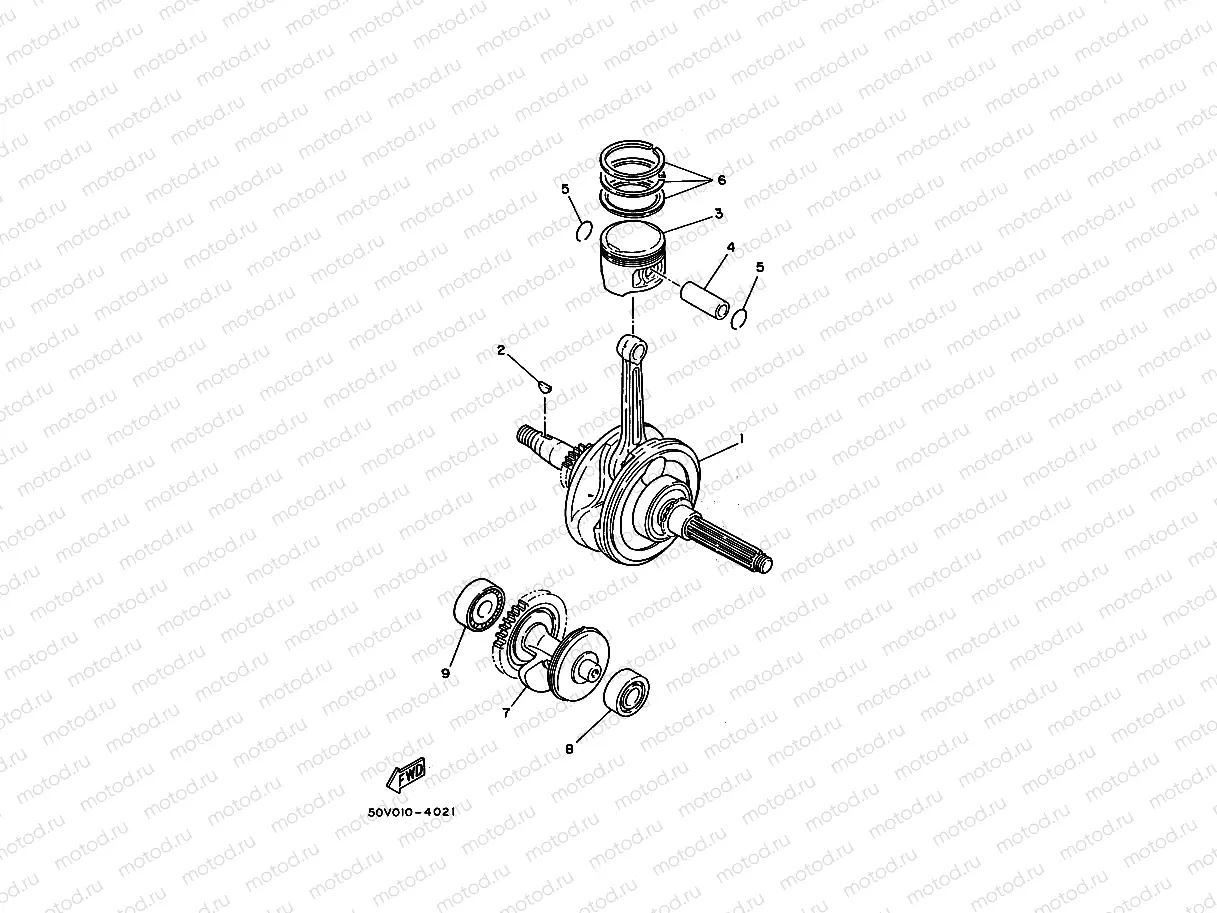 CRANKSHAFT & PISTON