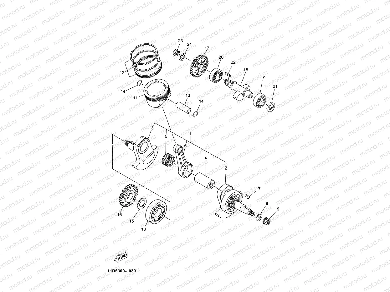 CRANKSHAFT & PISTON