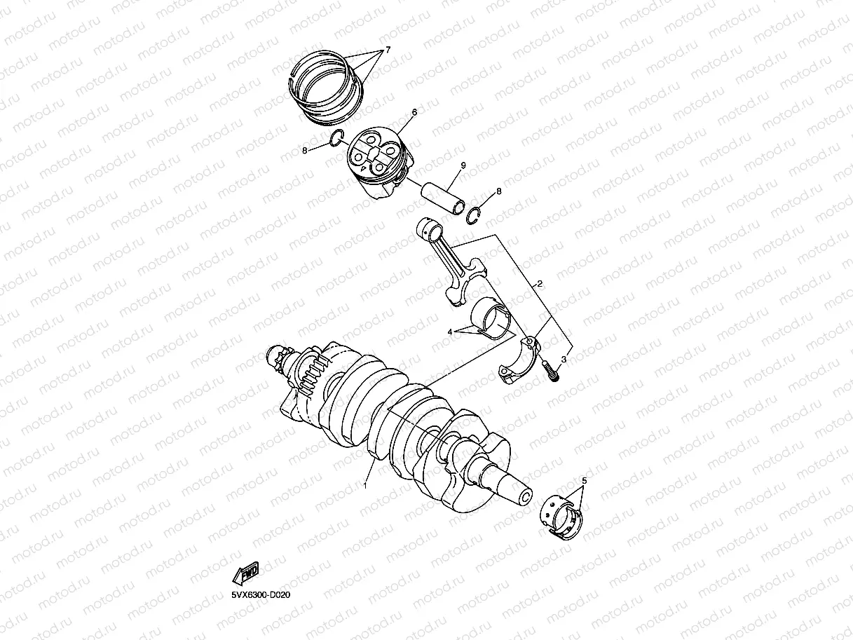 CRANKSHAFT & PISTON