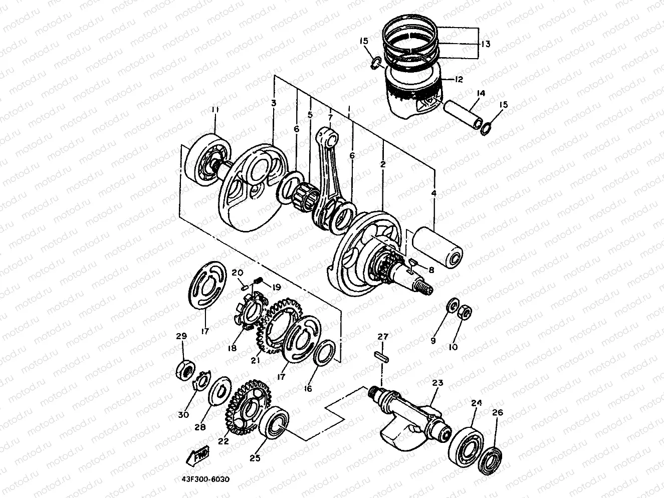 CRANKSHAFT & PISTON