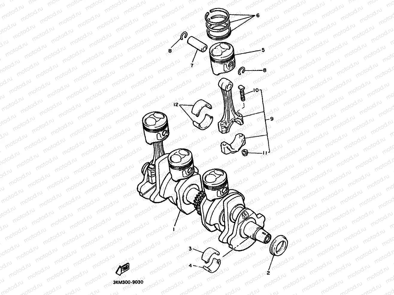 CRANKSHAFT & PISTON