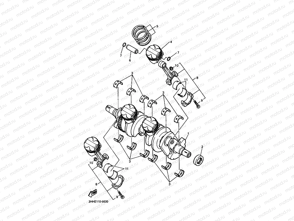 CRANKSHAFT & PISTON