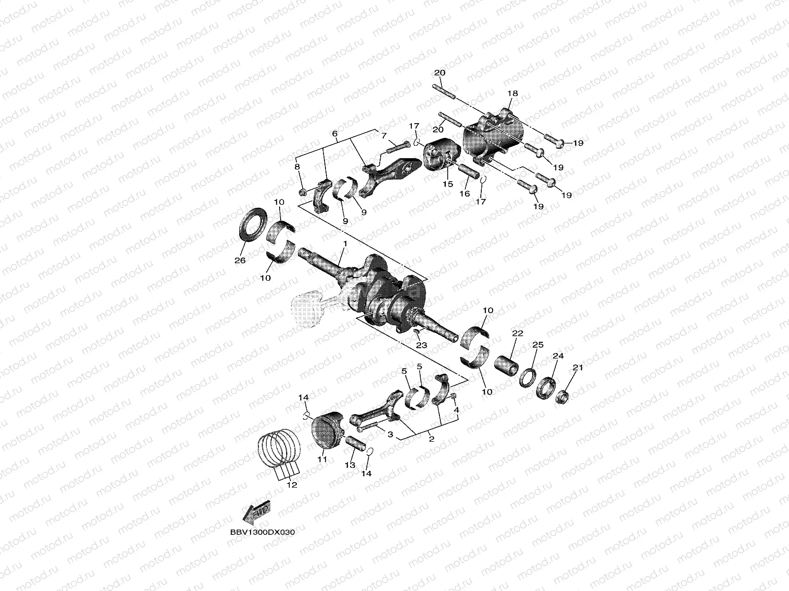 CRANKSHAFT & PISTON