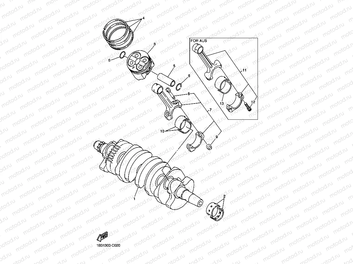 CRANKSHAFT & PISTON