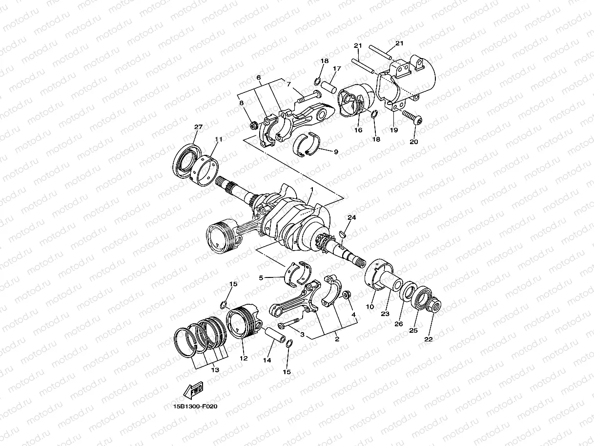CRANKSHAFT & PISTON
