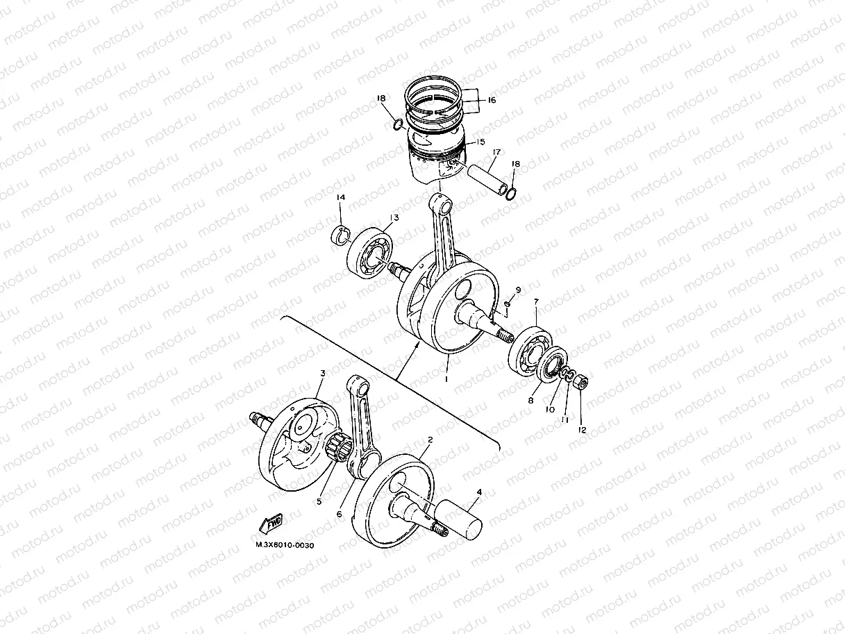CRANKSHAFT & PISTON