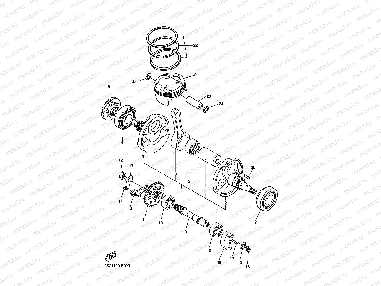 CRANKSHAFT & PISTON