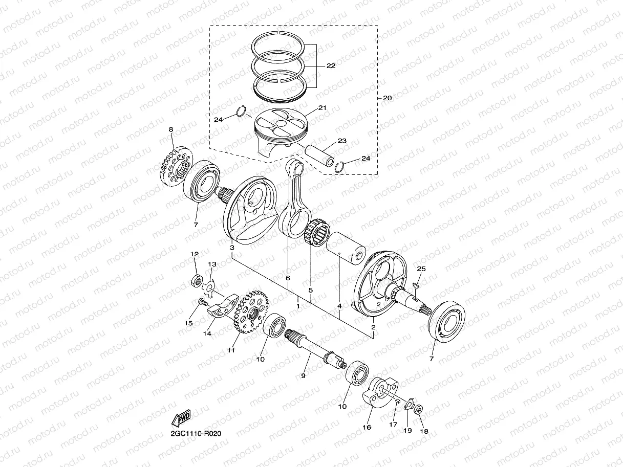 CRANKSHAFT & PISTON