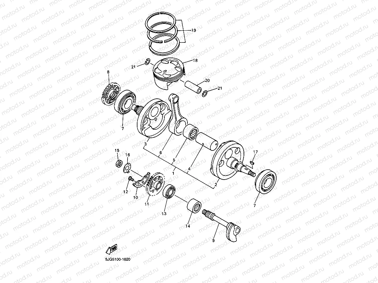 CRANKSHAFT & PISTON