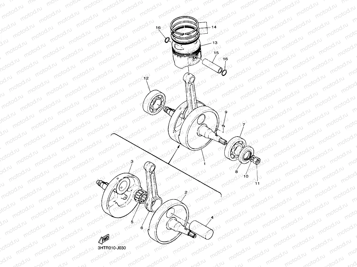 CRANKSHAFT & PISTON
