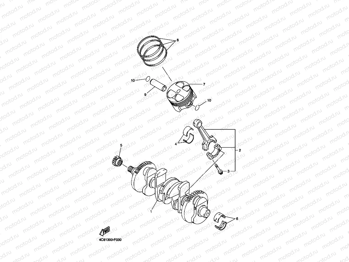CRANKSHAFT & PISTON