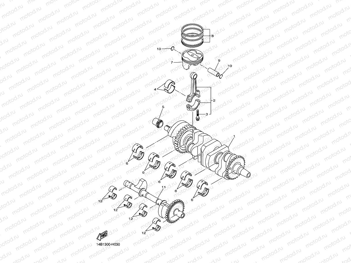 CRANKSHAFT & PISTON