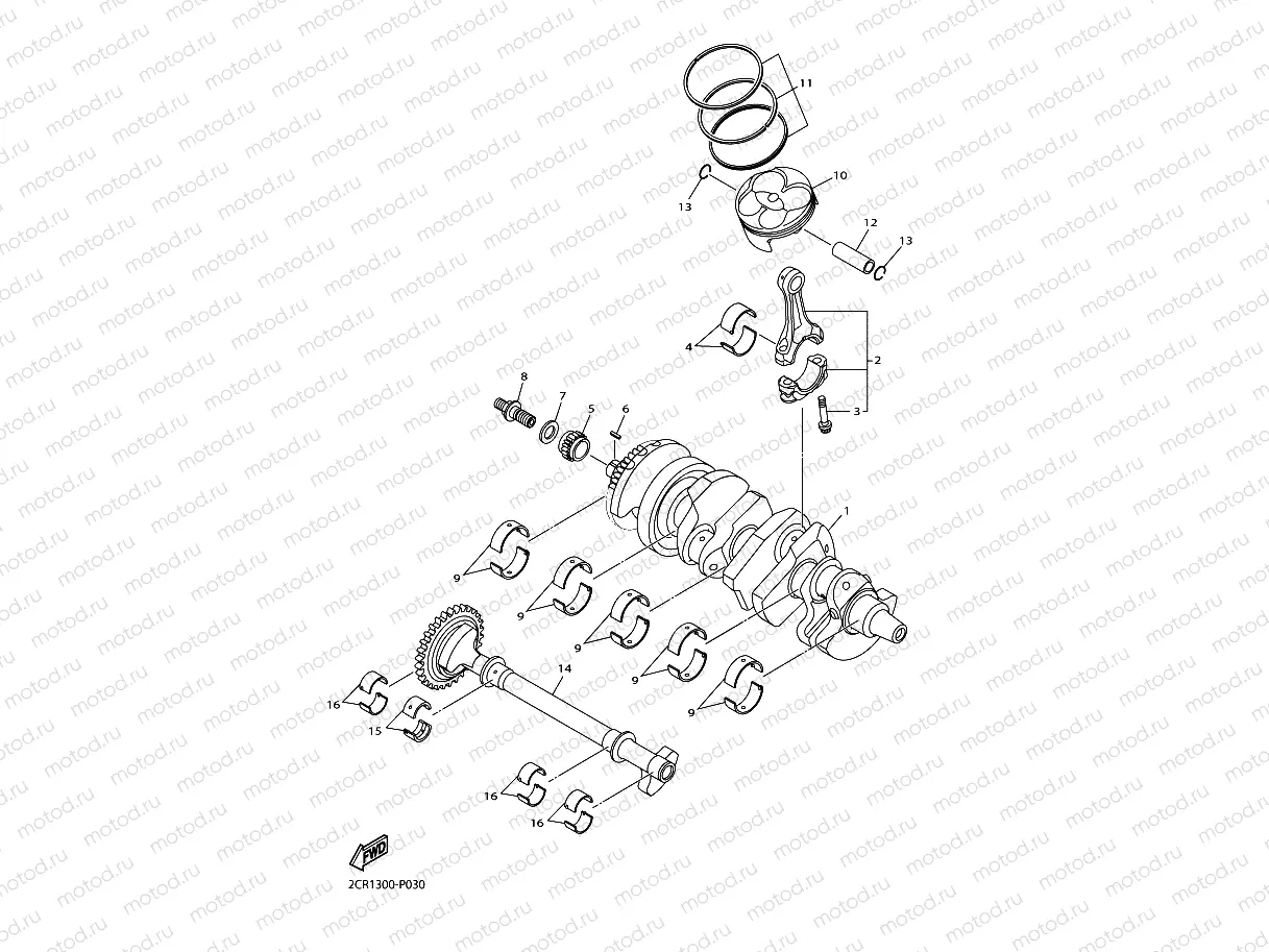 CRANKSHAFT & PISTON