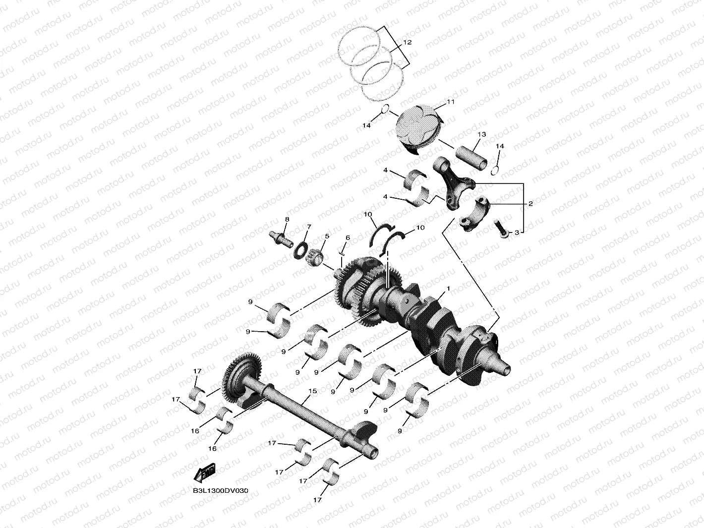 CRANKSHAFT & PISTON