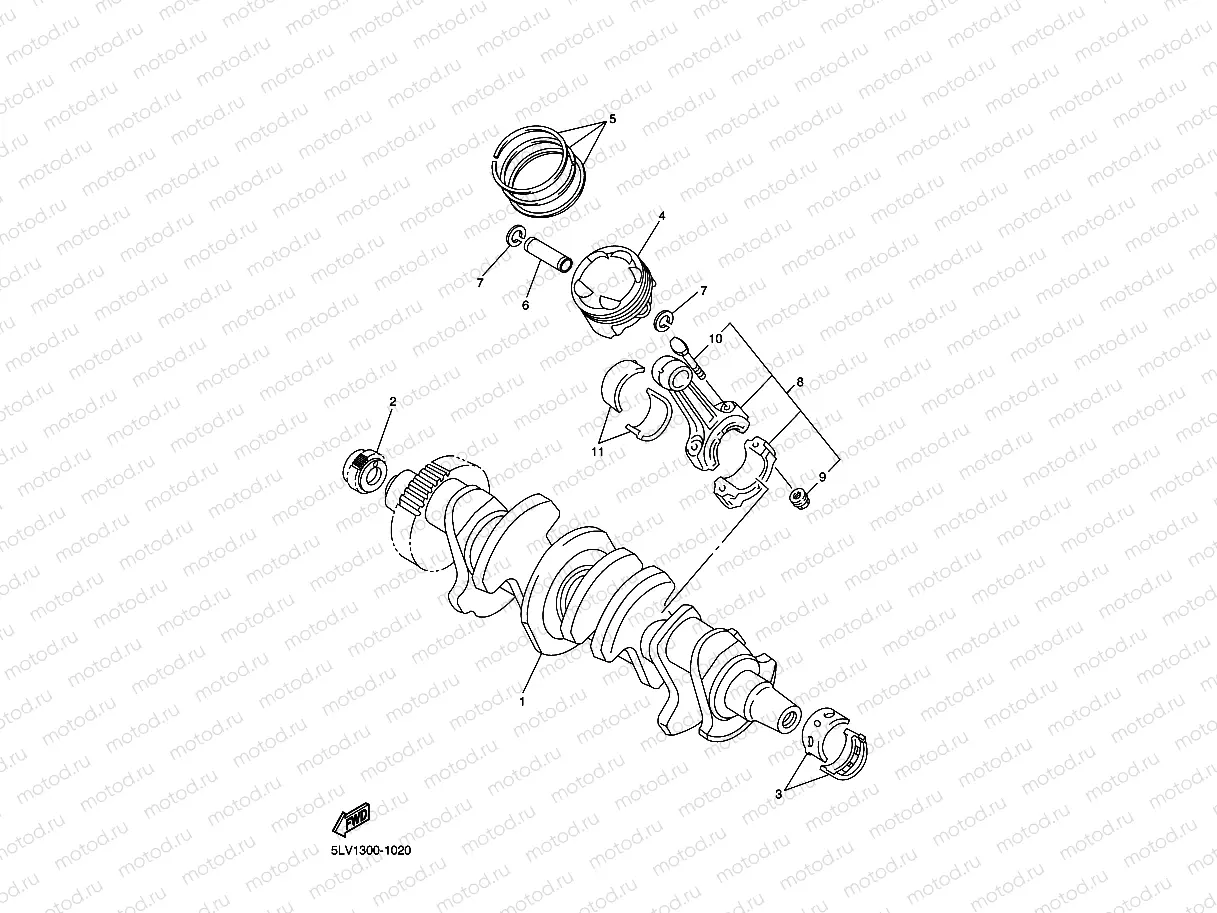 CRANKSHAFT & PISTON