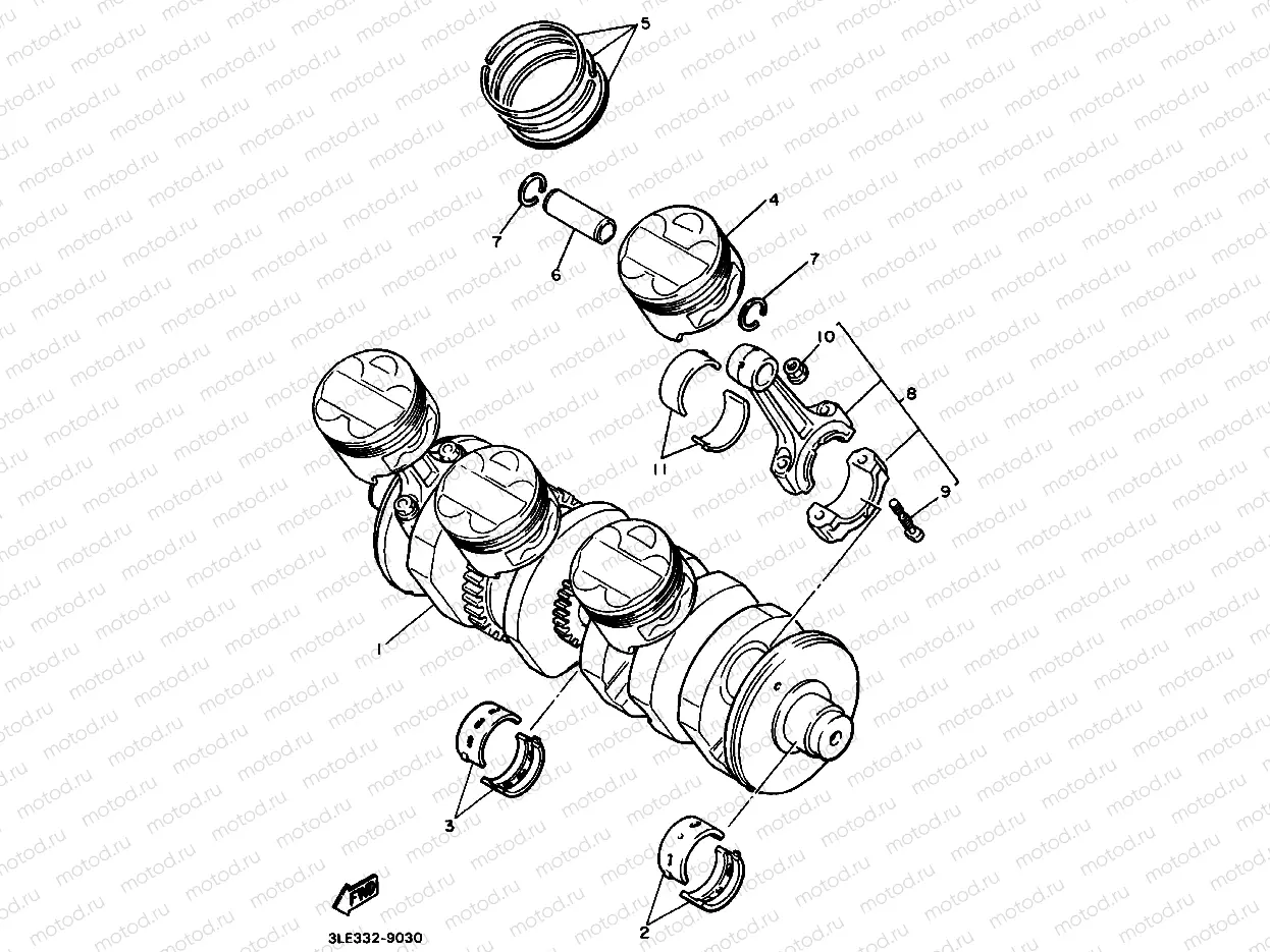 CRANKSHAFT & PISTON