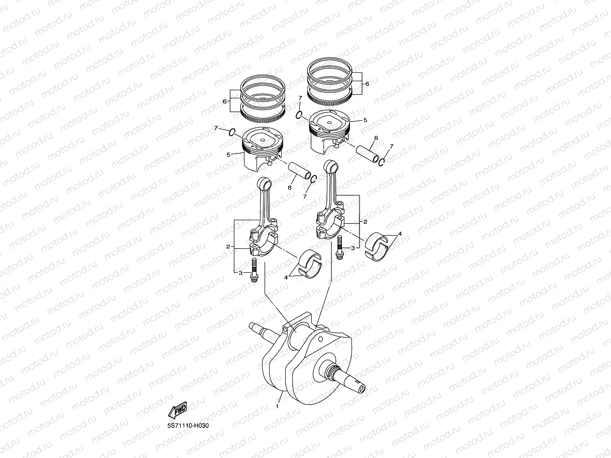 CRANKSHAFT & PISTON