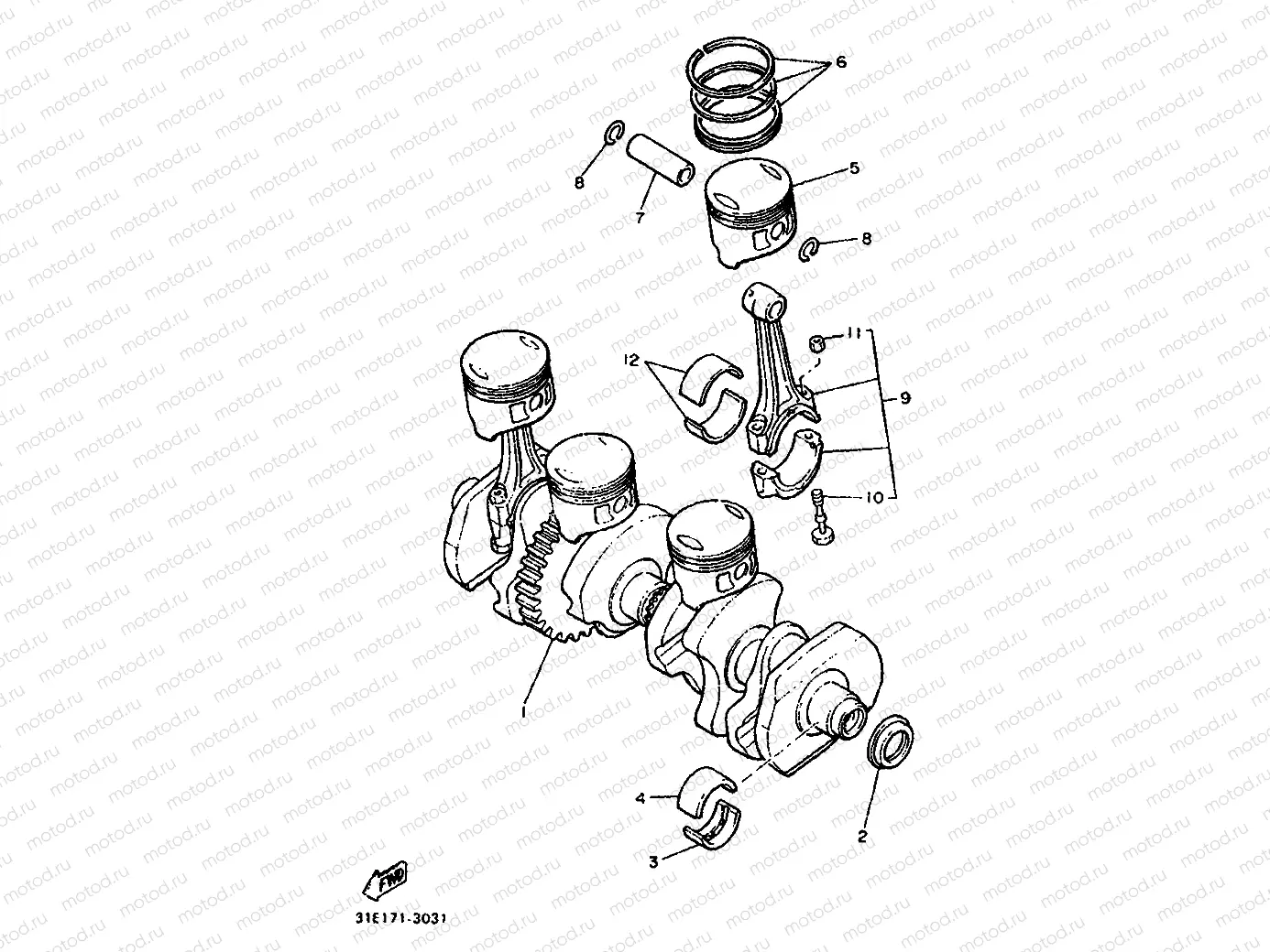 CRANKSHAFT & PISTON