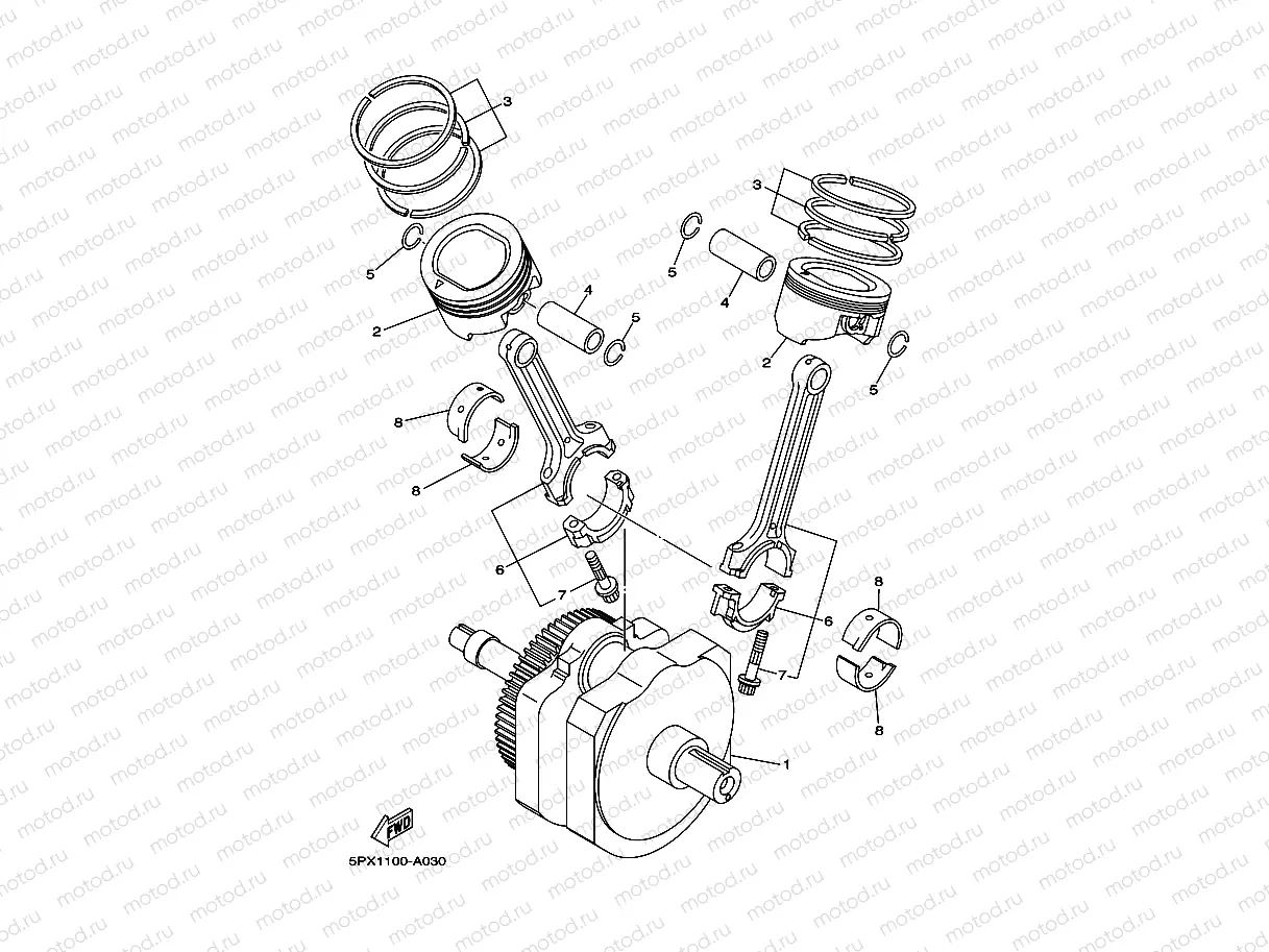 CRANKSHAFT & PISTON