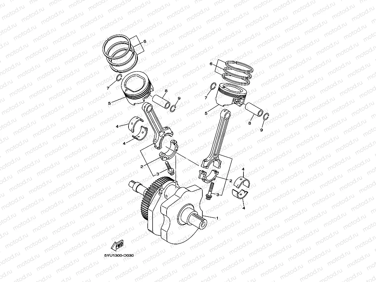 CRANKSHAFT & PISTON