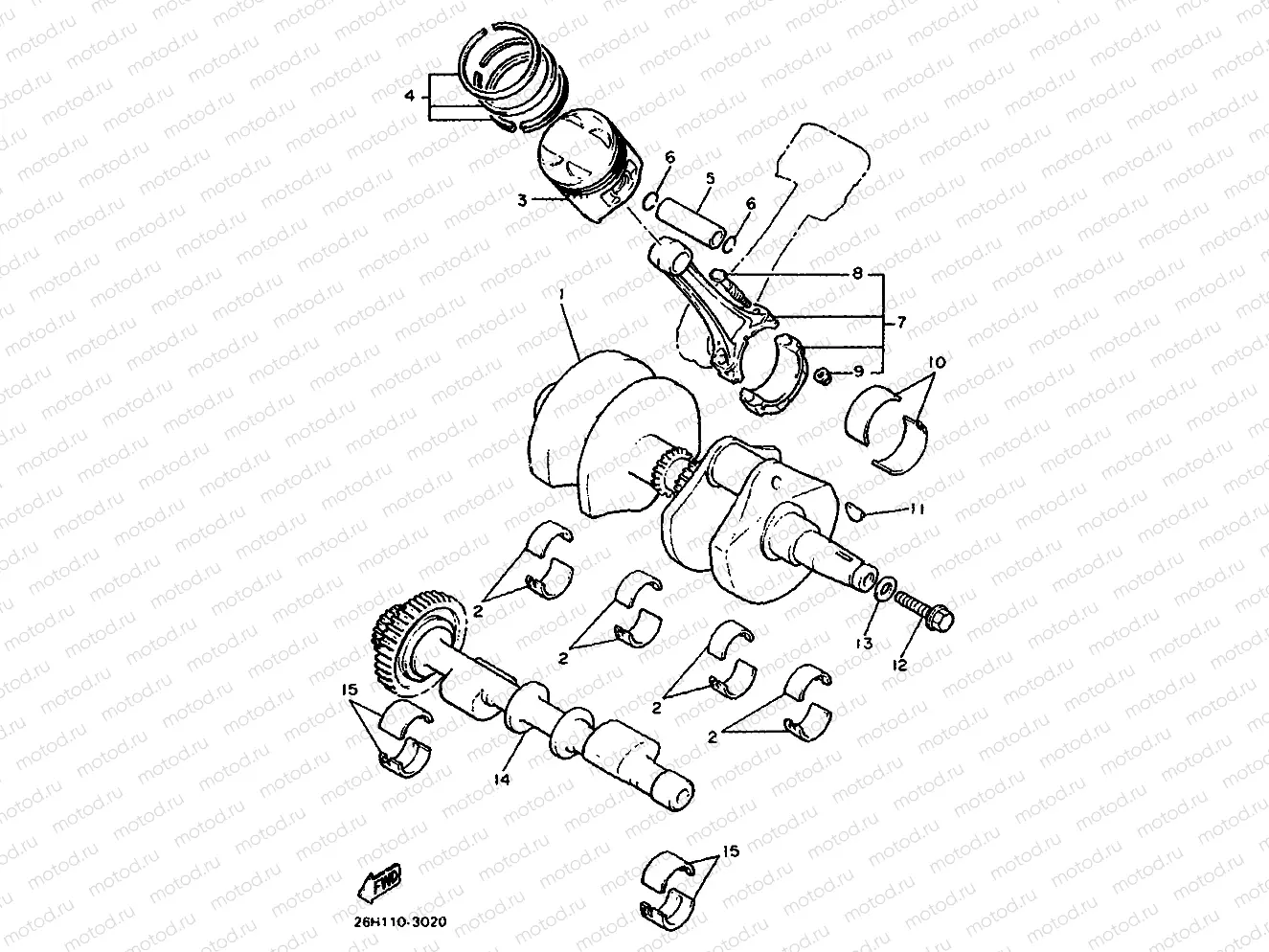 CRANKSHAFT & PISTON