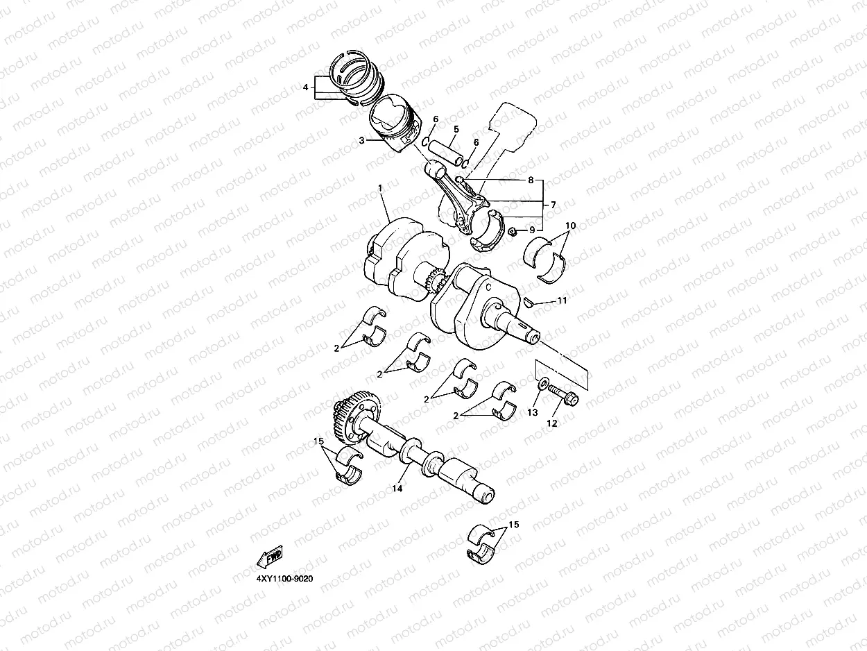 CRANKSHAFT & PISTON