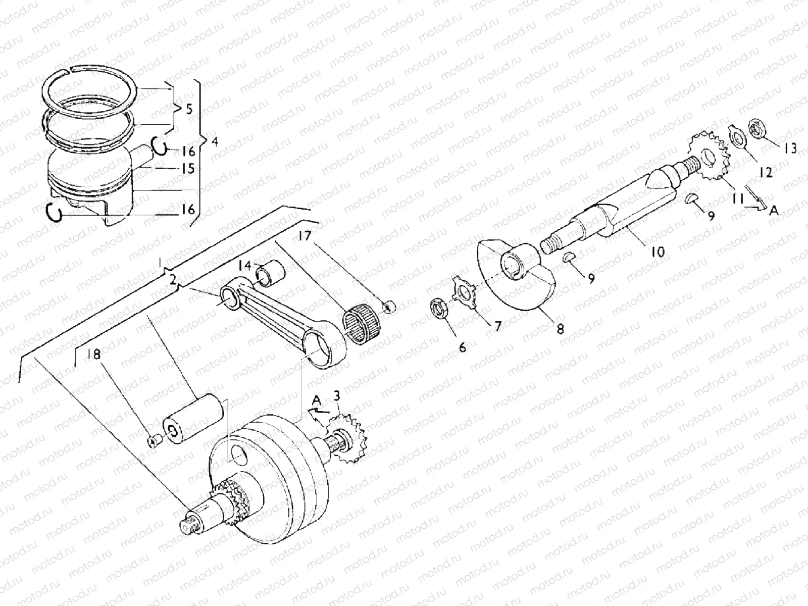CRANKSHAFT - PISTON