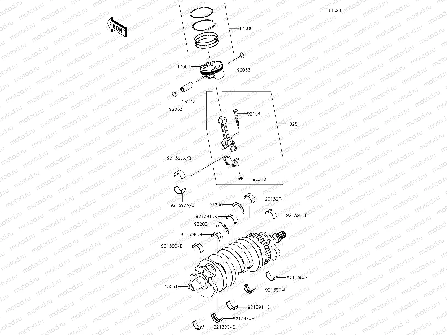 Crankshaft & Pistons
