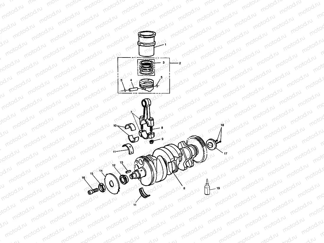 Crankshaft/Conn Rods/Pistons...