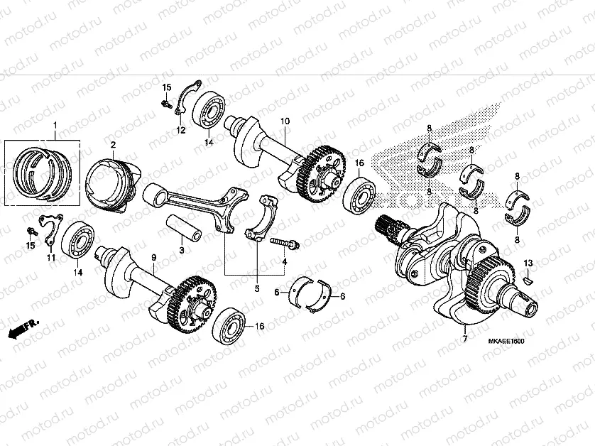 CRANKSHAFT/PISTON
